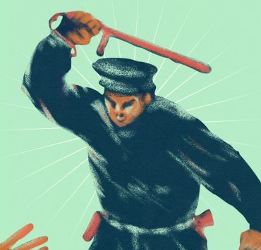 police brutality illustration