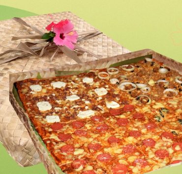 pizza handwoven packaging