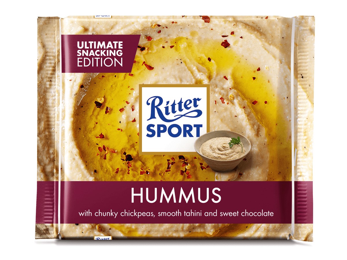 German chocolate maker Ritter Sport’s latest flavor is… hummus? NOLISOLI