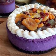 halo-halo cheesecake