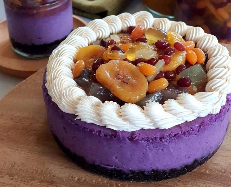 halo-halo cheesecake