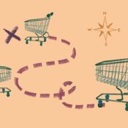 Strategic grocery shopping header art nolisoliph