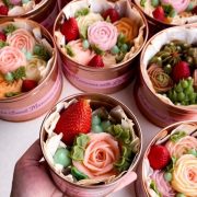 flower boucake cheesecake