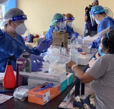 Marikina Rapid Testing COVID infection evacuee header nolisoliph