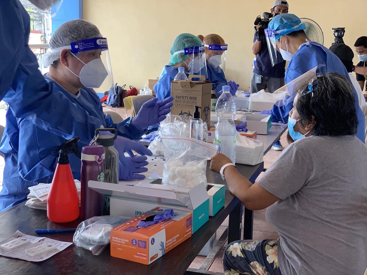 Marikina Rapid Testing COVID infection evacuee header nolisoliph