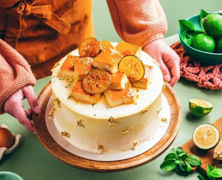 leche flan dayap cake