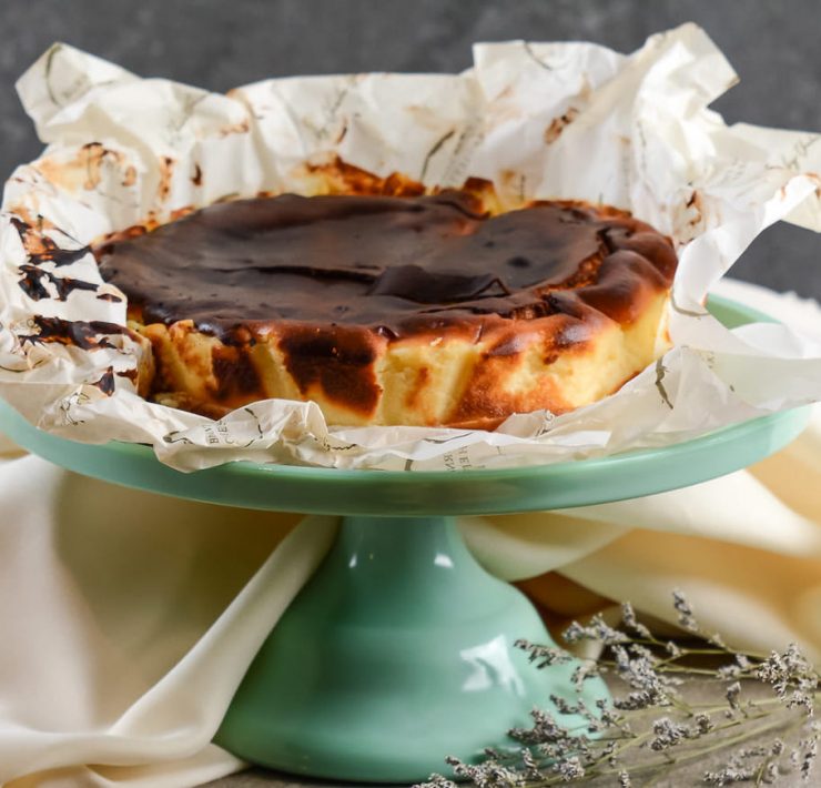 Gift Guide Quarantine Food Trends Chef Chele Burnt Basque Cheesecake header nolisoliph
