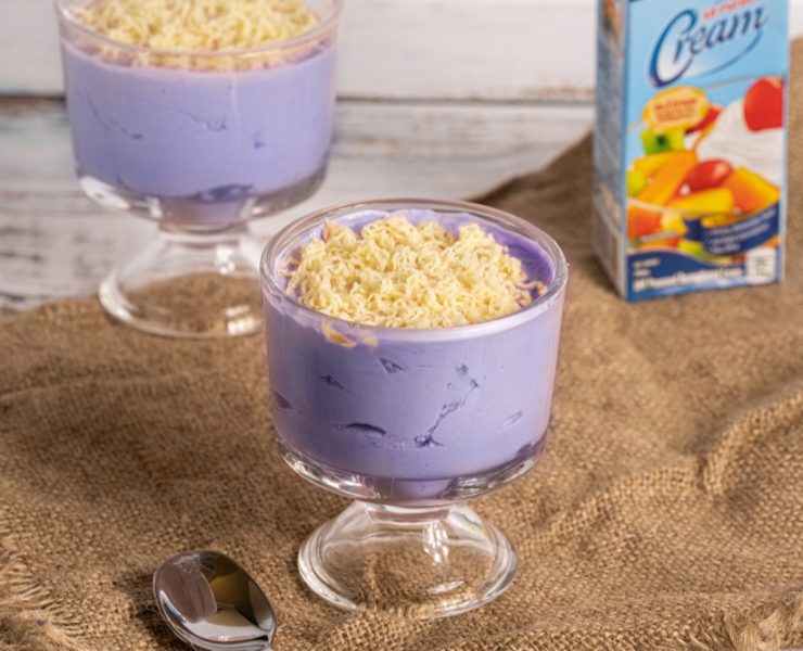 nestle all purpose cream christmas desserts update ube keso mousse