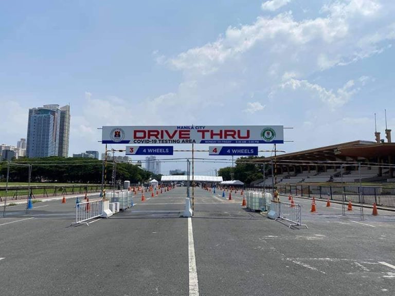 Manila City launches free COVID19 RTPCR test drivethru