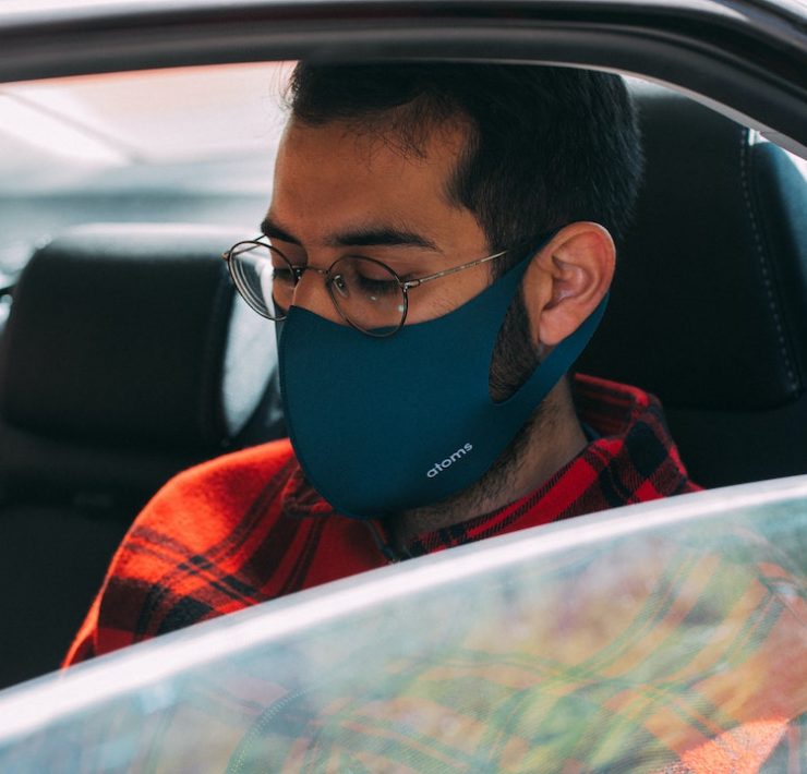 Mandatory mask for drivers and passengers car same household header nolisoliph