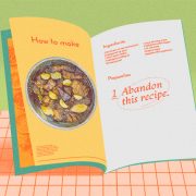cookbook with recipes