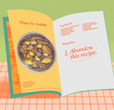 cookbook with recipes