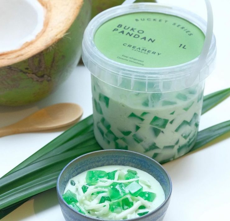 Buko pandan dessert dessert The Creamery header nolisoliph