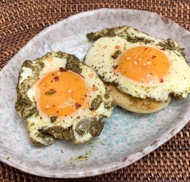 pesto eggs