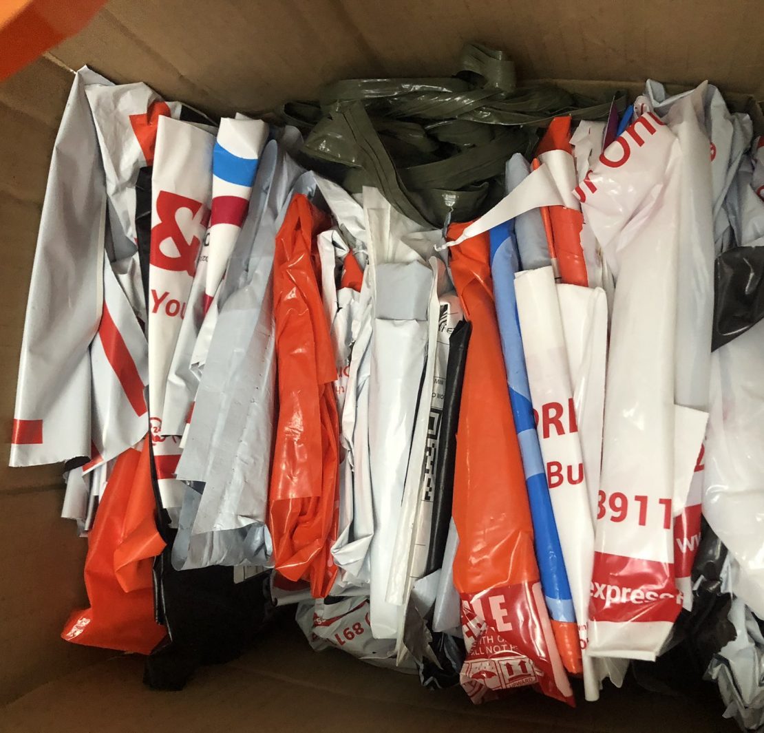 Where to send plastic parcel bags instead of landfills or oceans in the