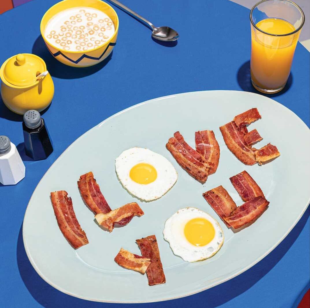 bacon breakfast recipe “The Unofficial Simpsons Cookbook”