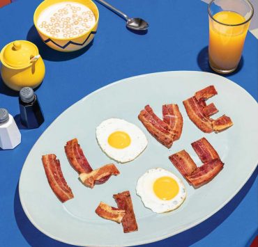 bacon breakfast recipe “The Unofficial Simpsons Cookbook”