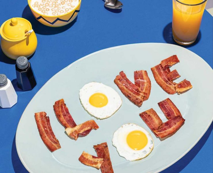 bacon breakfast recipe “The Unofficial Simpsons Cookbook”