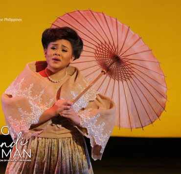 Soprano Nerissa De Juan in Filipiniana for CCP's Kung Hindi Man