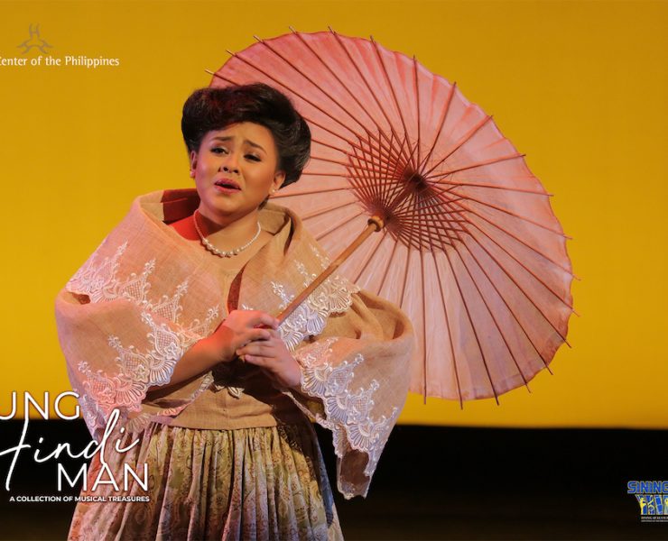 Soprano Nerissa De Juan in Filipiniana for CCP's Kung Hindi Man
