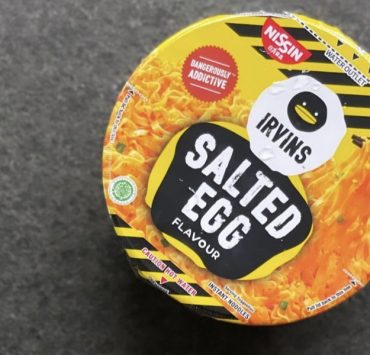 irvins salted egg noodles nissing singapore