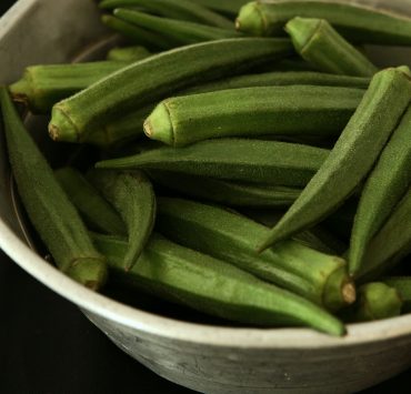 okras in a bowl
