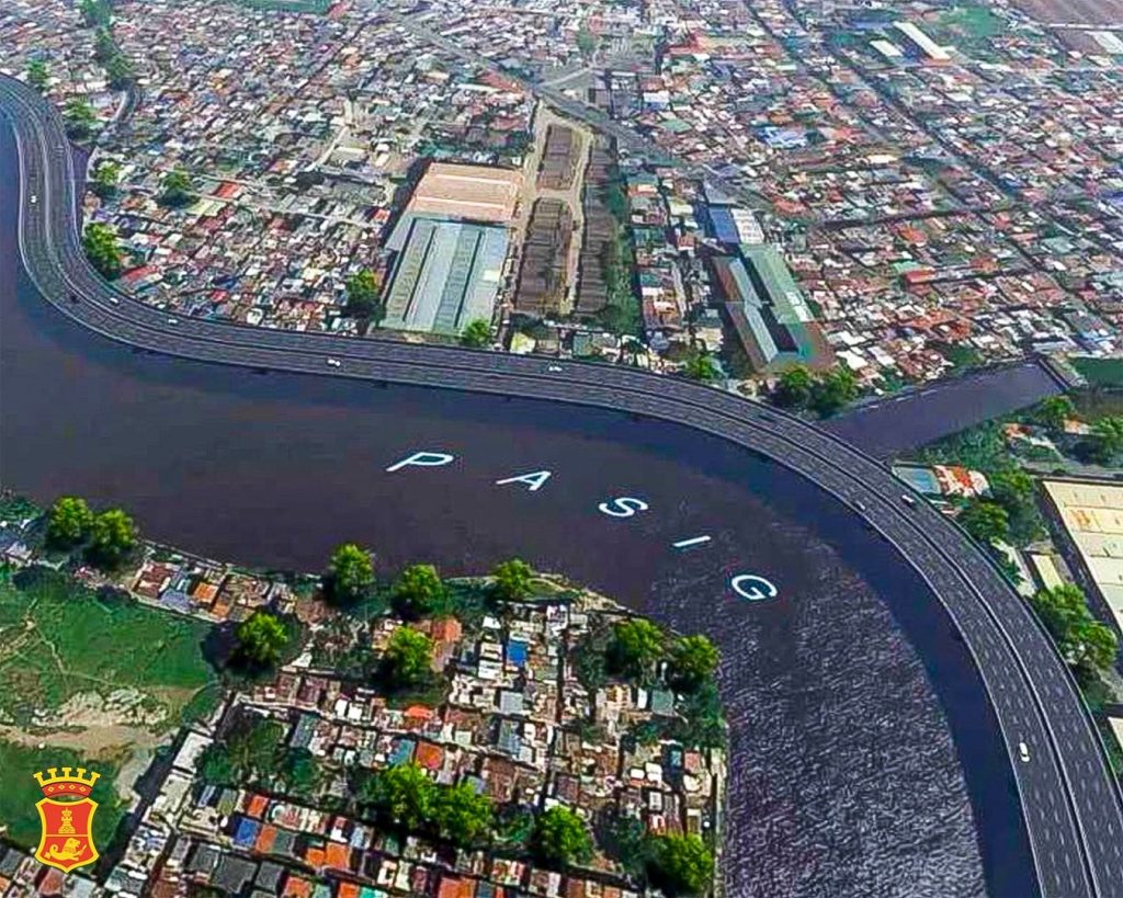 a digital render of the pasig river expressway
