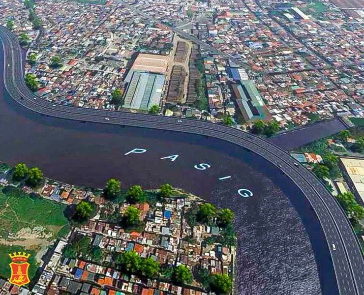 a digital render of the pasig river expressway