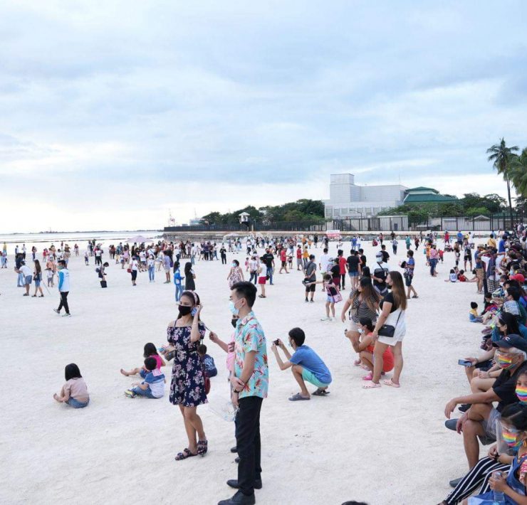 Manila Bay dolomite beach updated January 2022 guidelines - NOLISOLI