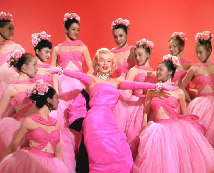 marilyn monroe in diamonds are a girls best friend