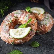 mojito soaked doughnut