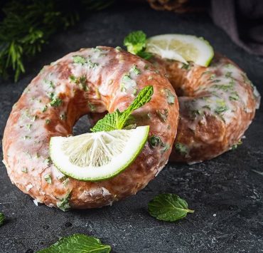mojito soaked doughnut