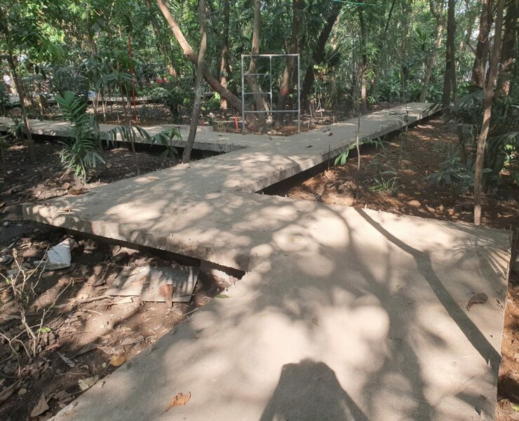 arroceros park redevelopment elevated path walks