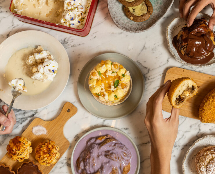 half saints bake studio desserts