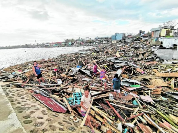 destruction after typhoon odette hit ubay bohol