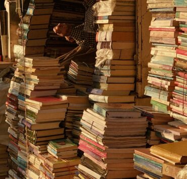 book pile