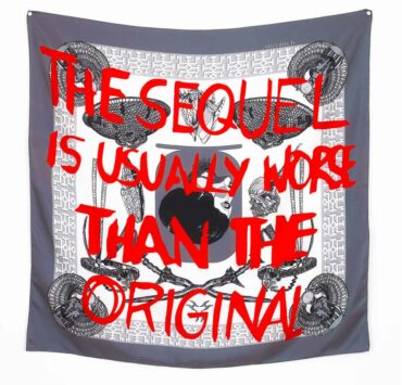 silk scarf art by pio abad