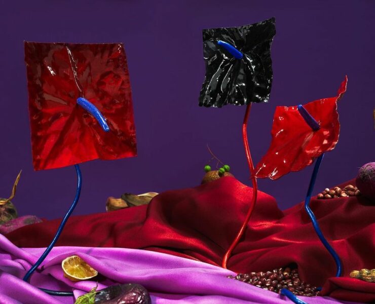 artificial anthuriums