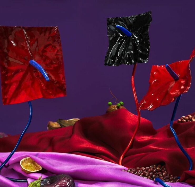 artificial anthuriums