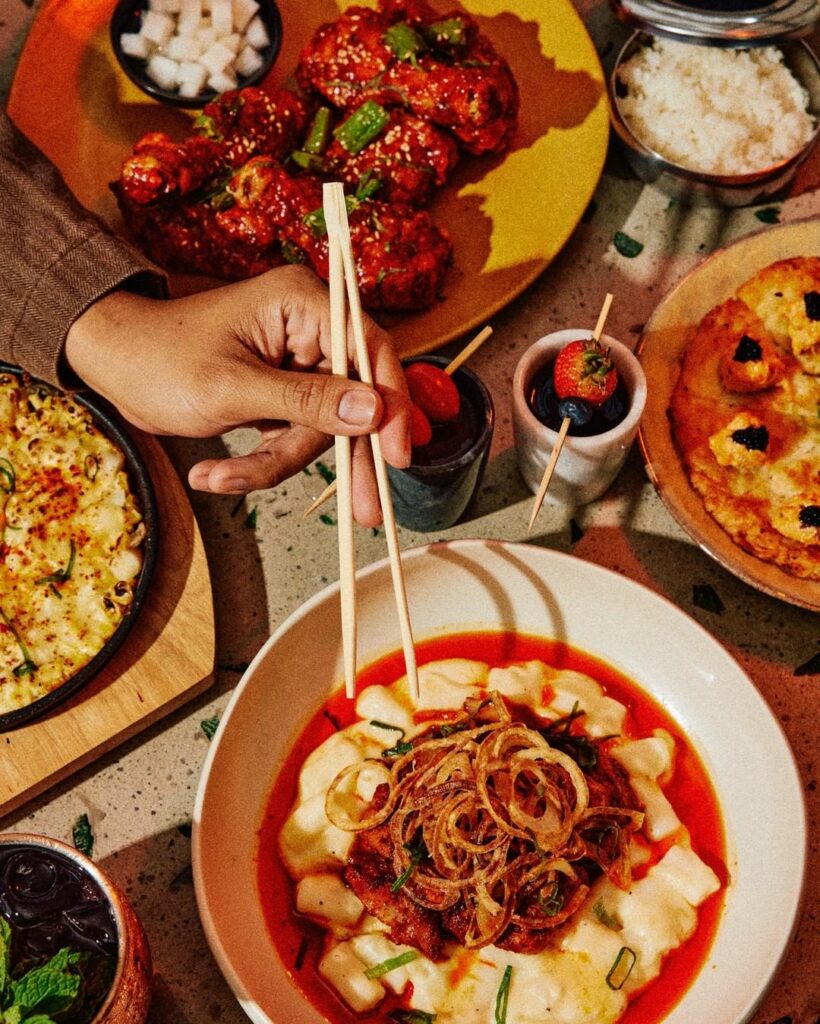 korean food spread