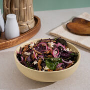 local greens salad with crispy dilis recipe