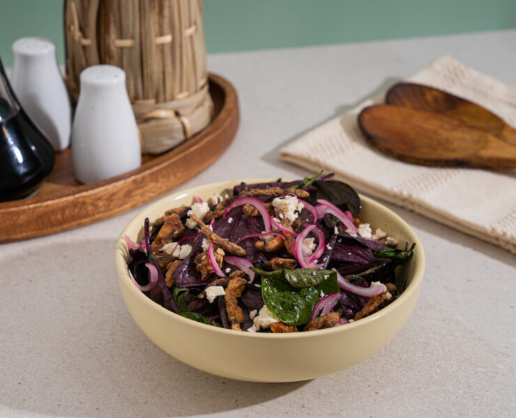 local greens salad with crispy dilis recipe