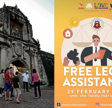 free legal assistance at intramuros feb. 29, 2024