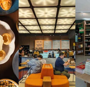 list of restaurants, cafe, and shops open on holy week including an indian restaurant, a cafe, and a book shop