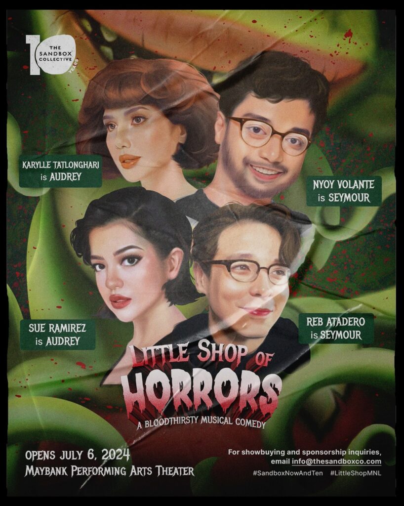 theater june to sept sandbox collective little shop of horrors